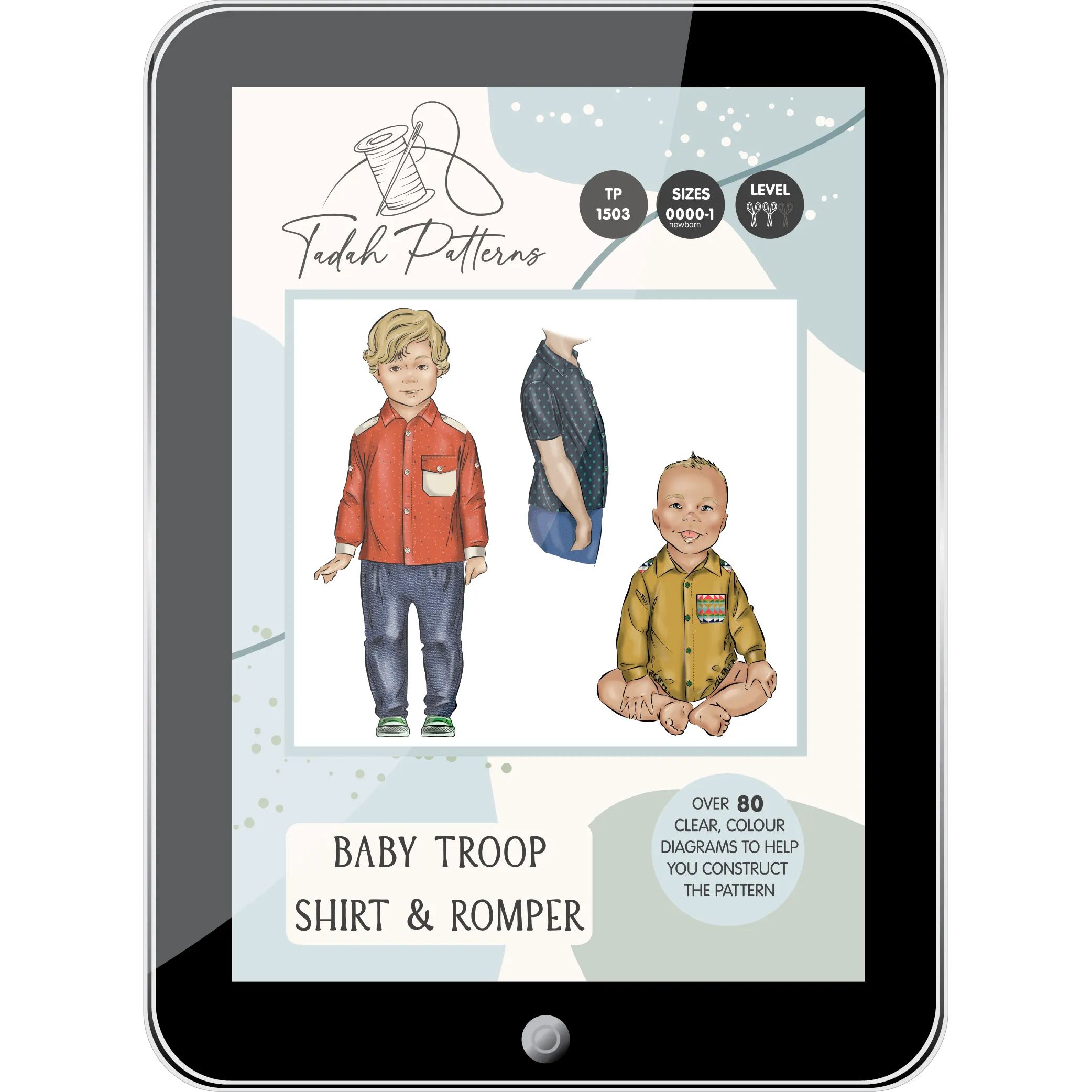 Baby Troop Shirt & Romper Sewing Pattern