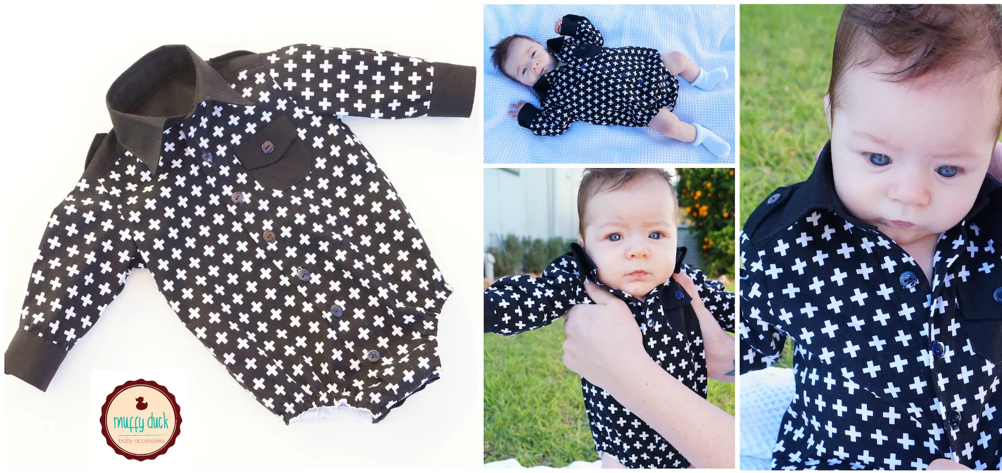 Baby Troop Shirt & Romper Sewing Pattern