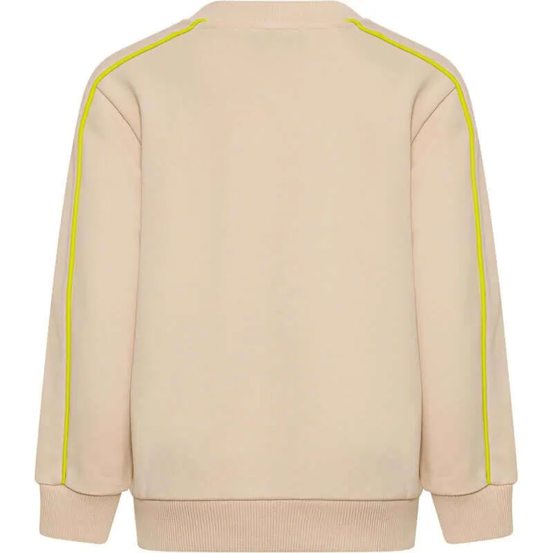 Boys Beige Logo Sweatshirt