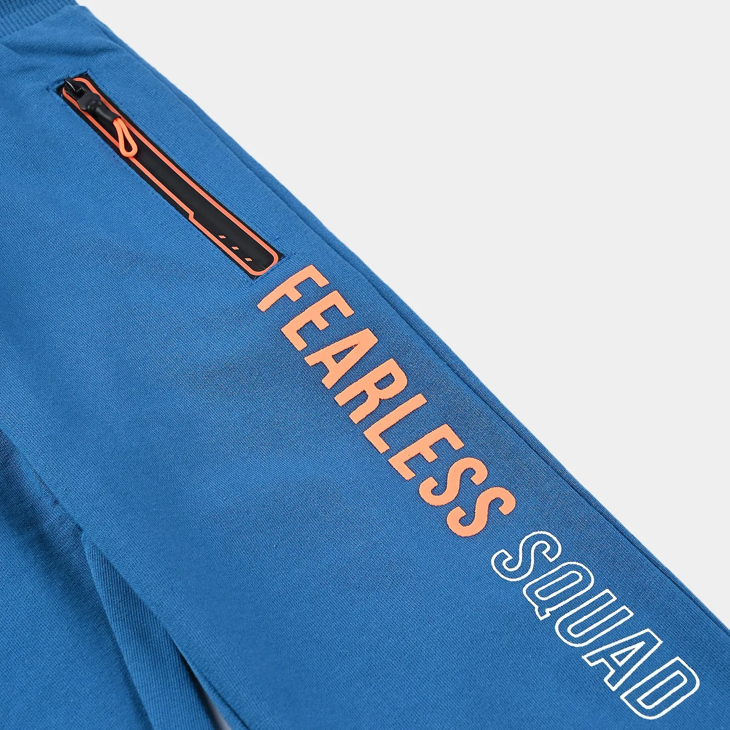 Boys Cotton Terry Pyjama Fearless Squad