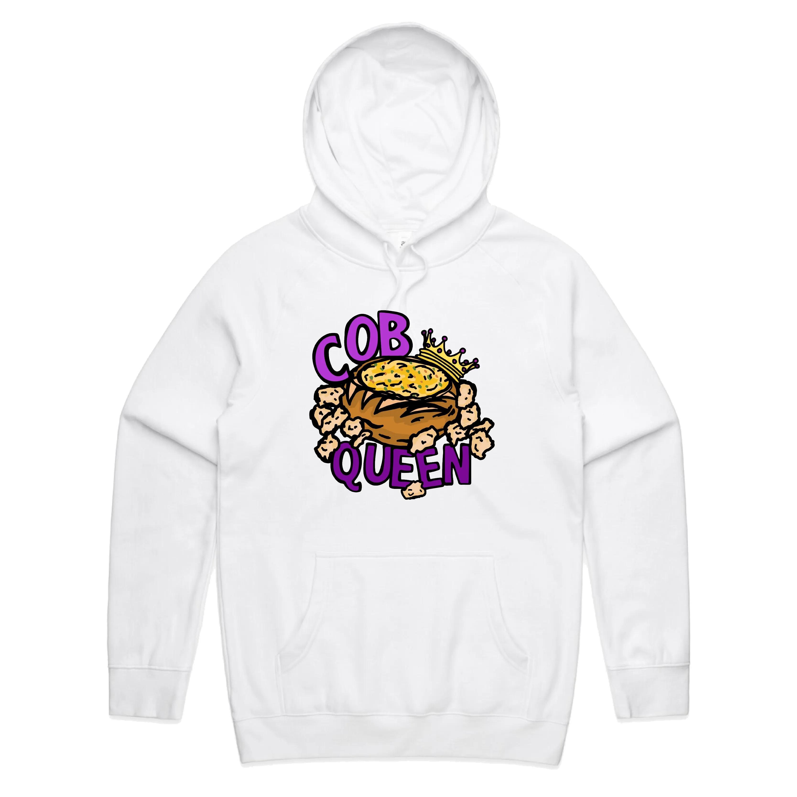 Cob Queen 👑🍞 – Unisex Hoodie