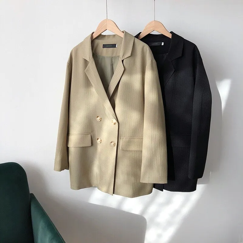 Double-Breasted Blazer Jacket