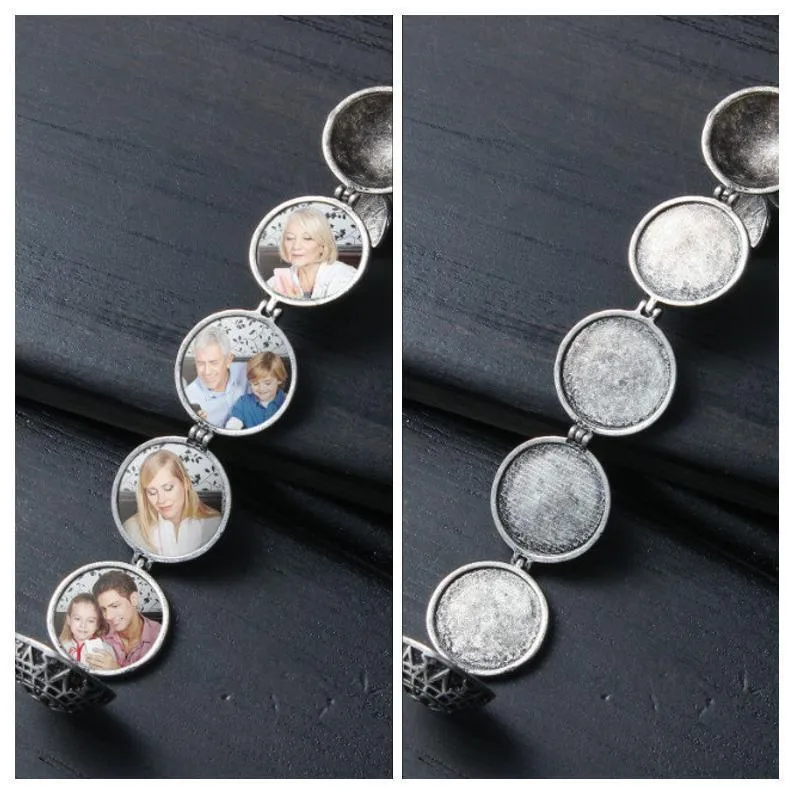 Expanding 4 Photo Locket Necklace