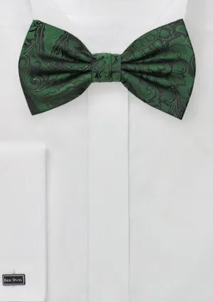 Forest Floral Paisley Bowtie