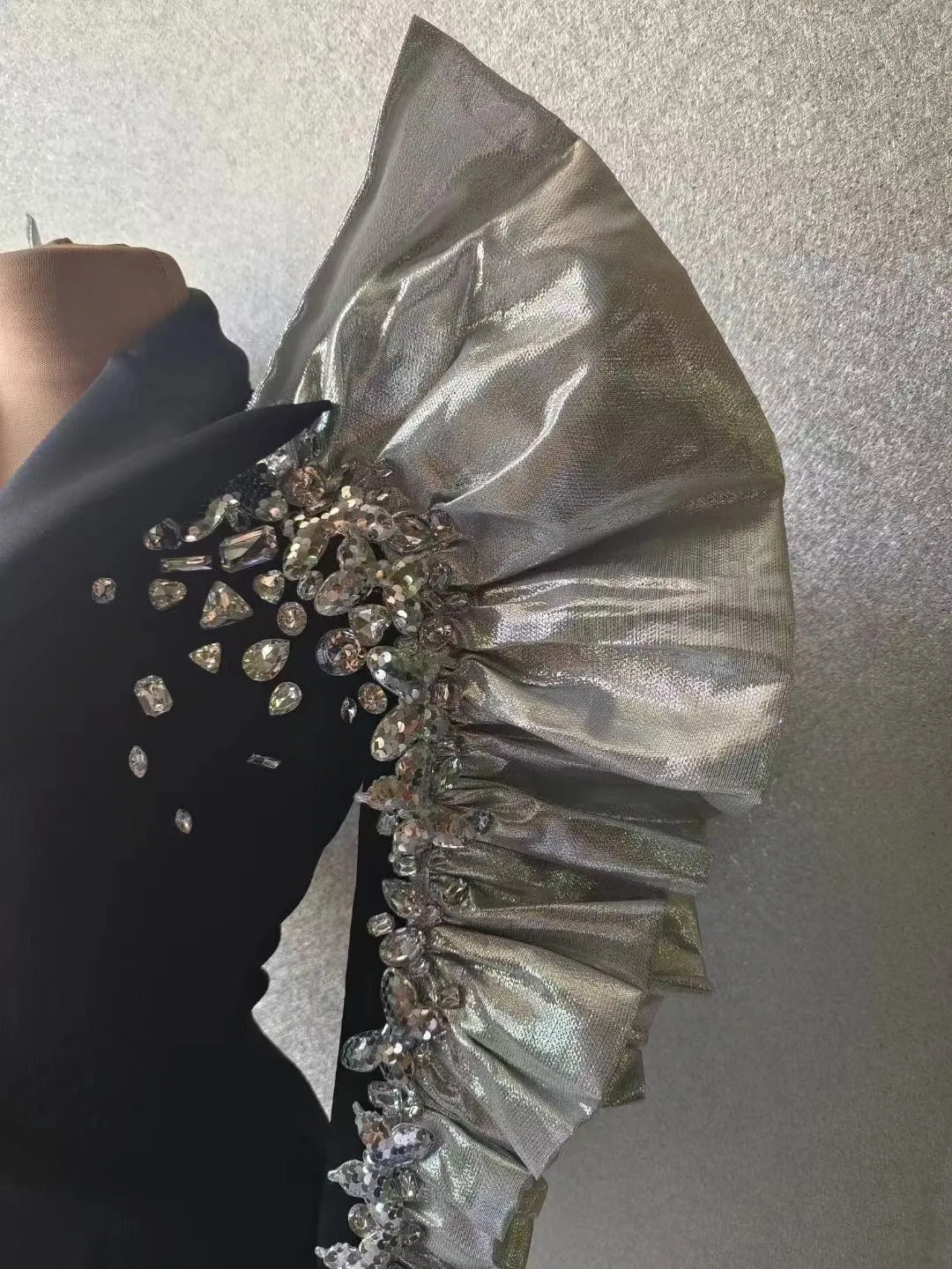 Handmade Crystal Concert Performance Coat