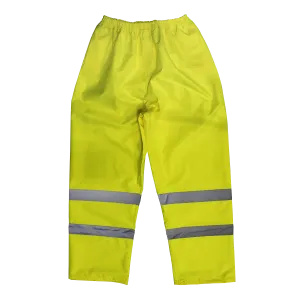 Hi-Vis Yellow Waterproof Trousers - XX-Large