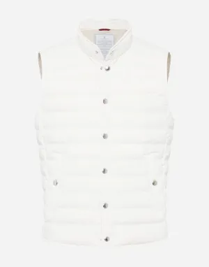 High-Neck Quilted Gilet