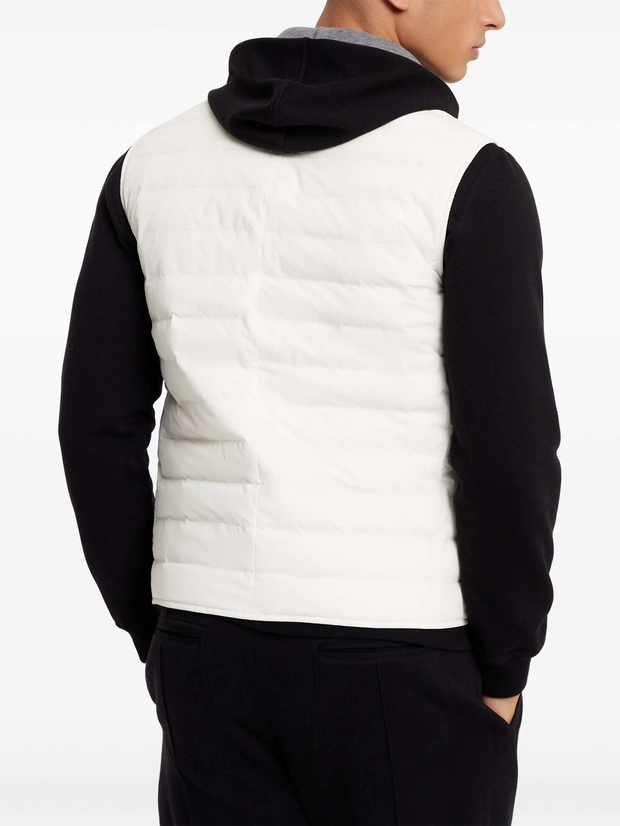 High-Neck Quilted Gilet