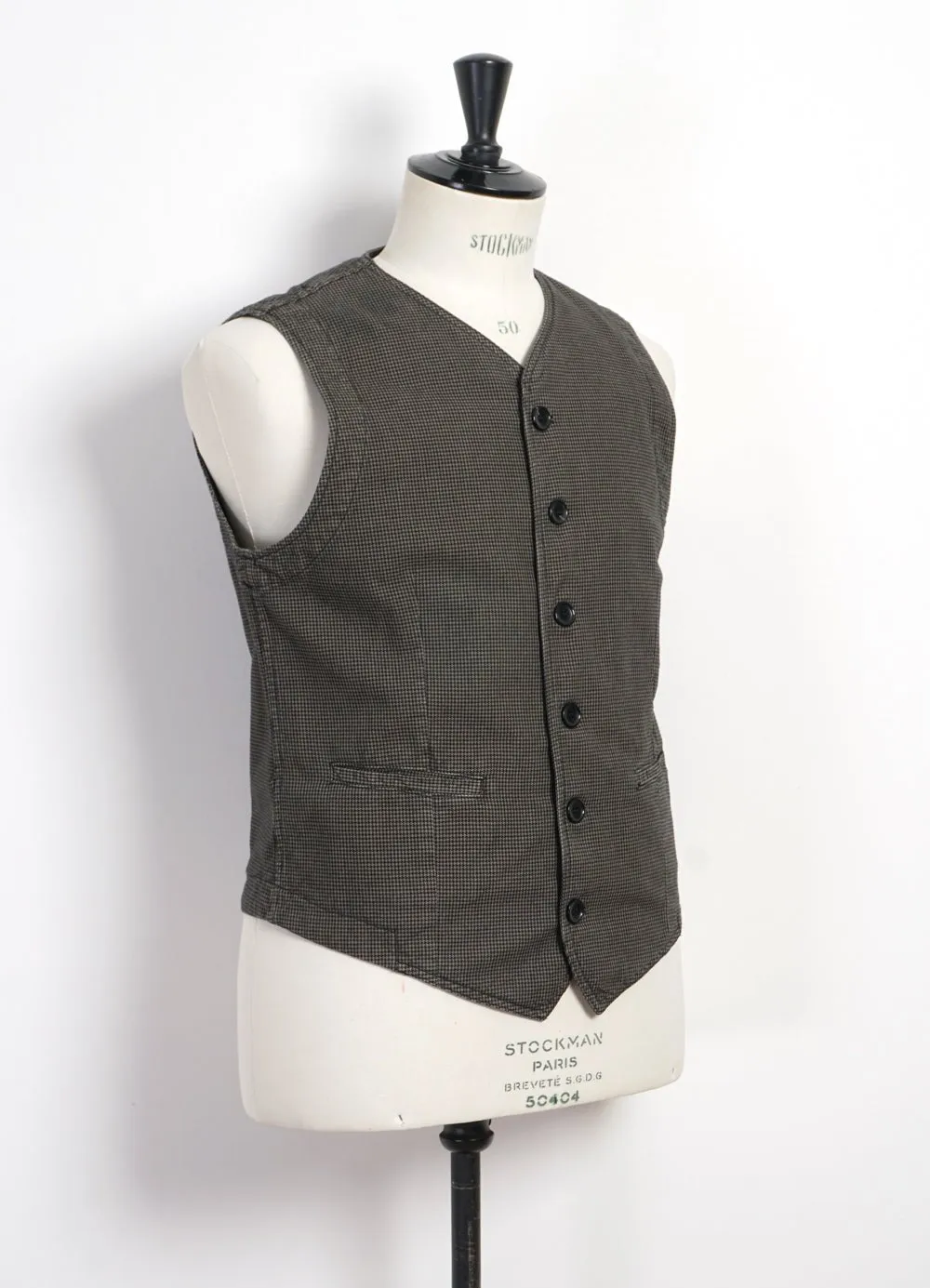 KAJ | Casual Waistcoat | Black Sand