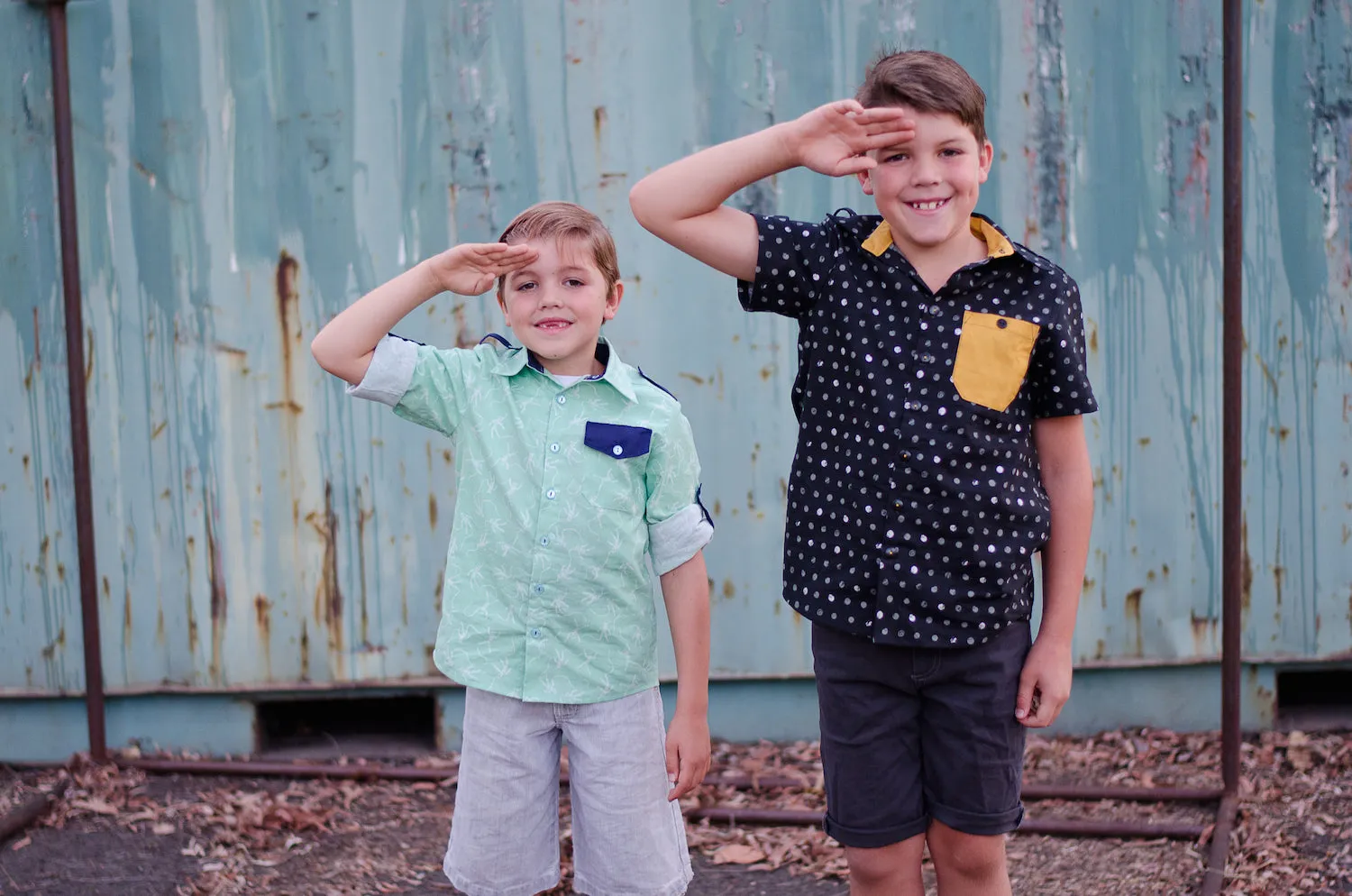 Kids Troop Shirt Sewing Pattern