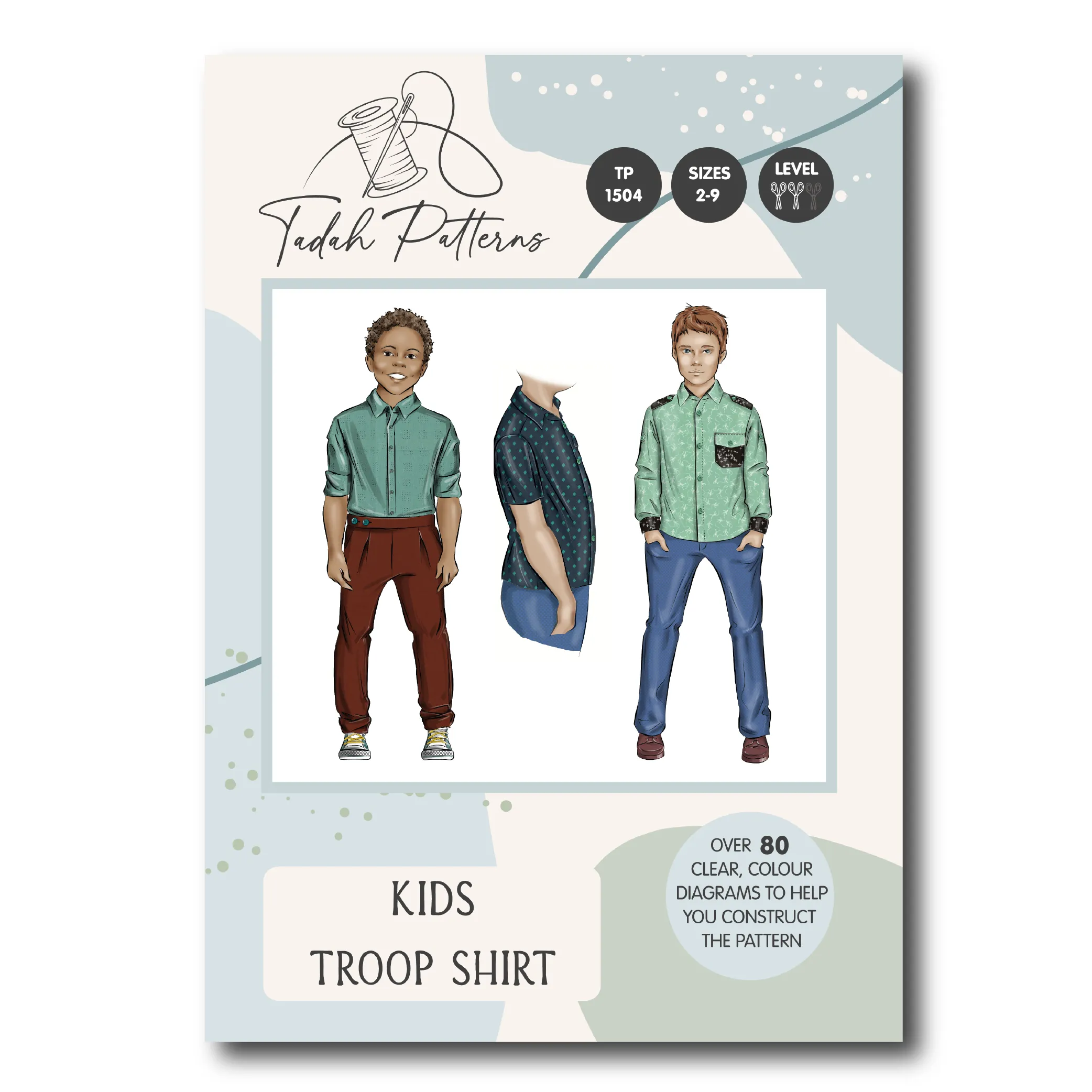 Kids Troop Shirt Sewing Pattern