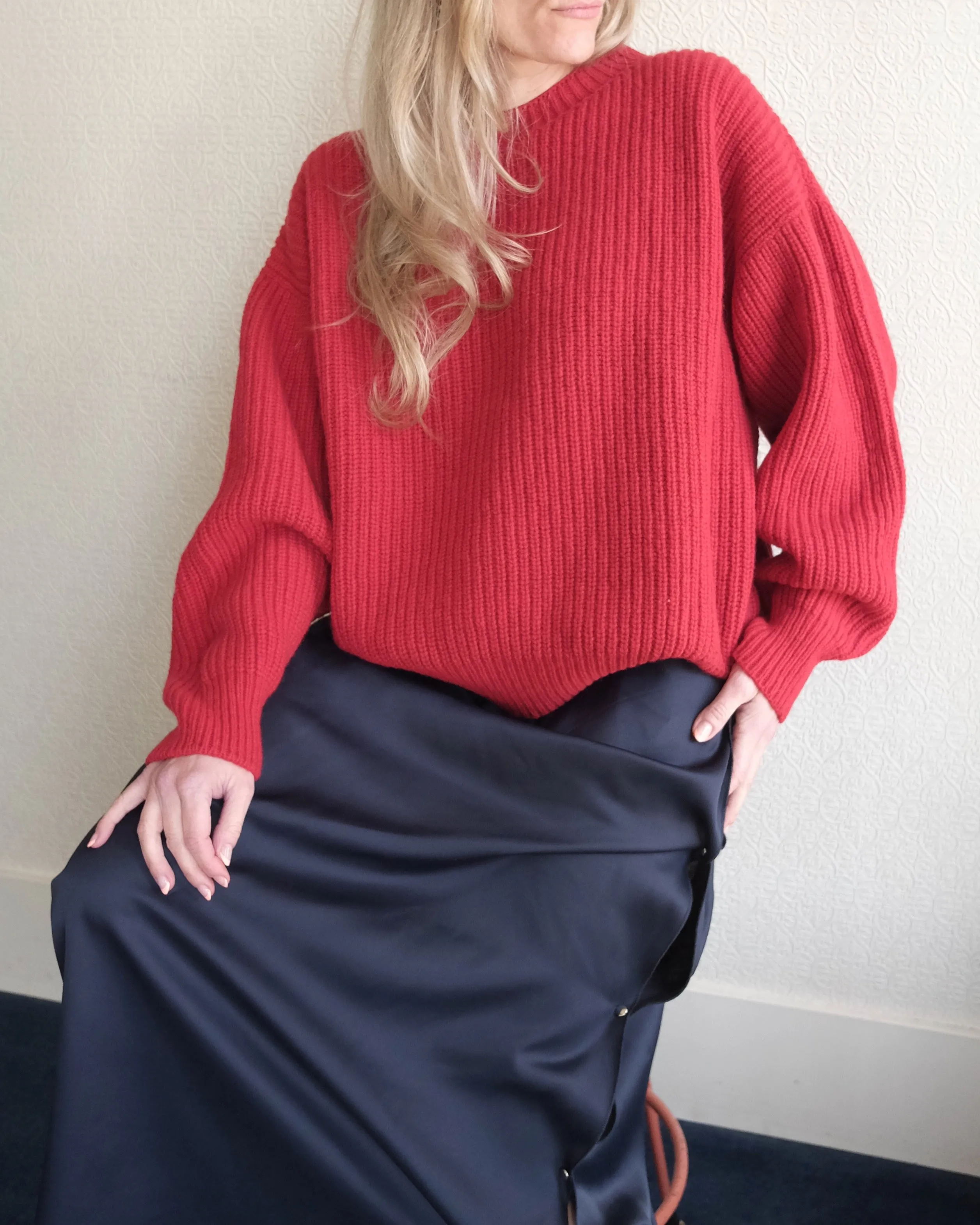 Mea Sweater, Red