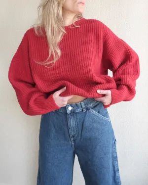 Mea Sweater, Red