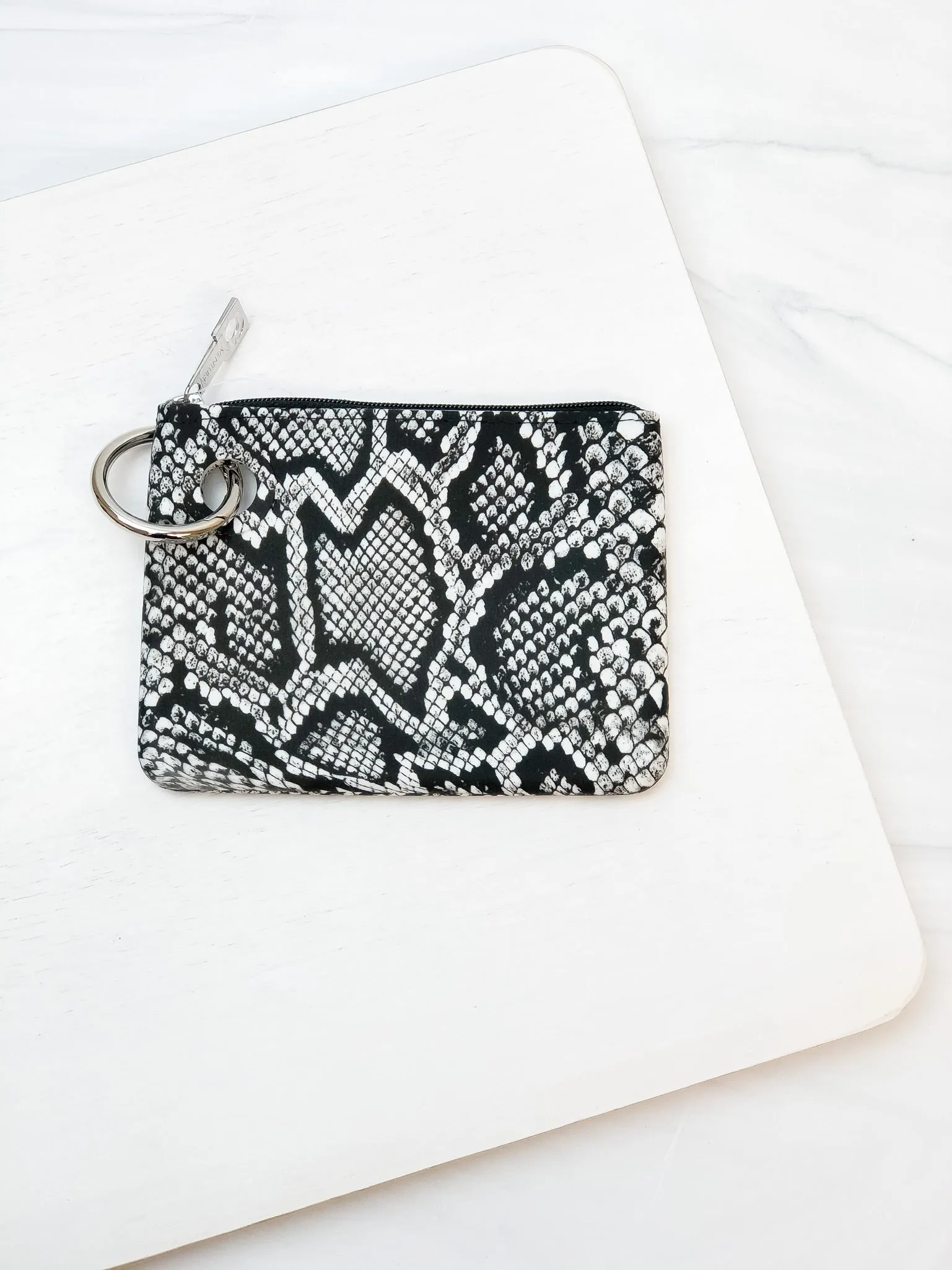 Mini Silicone Pouch by O-Venture - Tuxedo Snakeskin