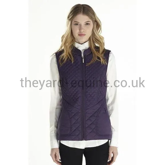 Noel Asmar Icon Quilted Vest - Plum