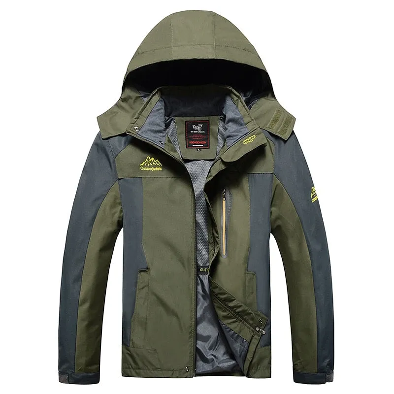 Nsqured "All-Weather Defender" Men's Windproof Hooded Jacket