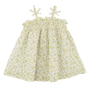 oh baby! Brandie Dress - Petite Bouquet -  Lemon