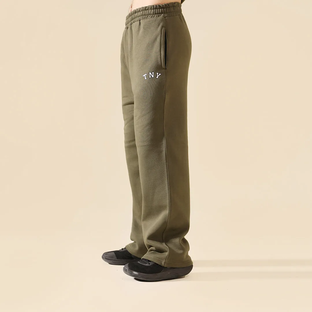 Olive Relax Fit Fleece Trouser