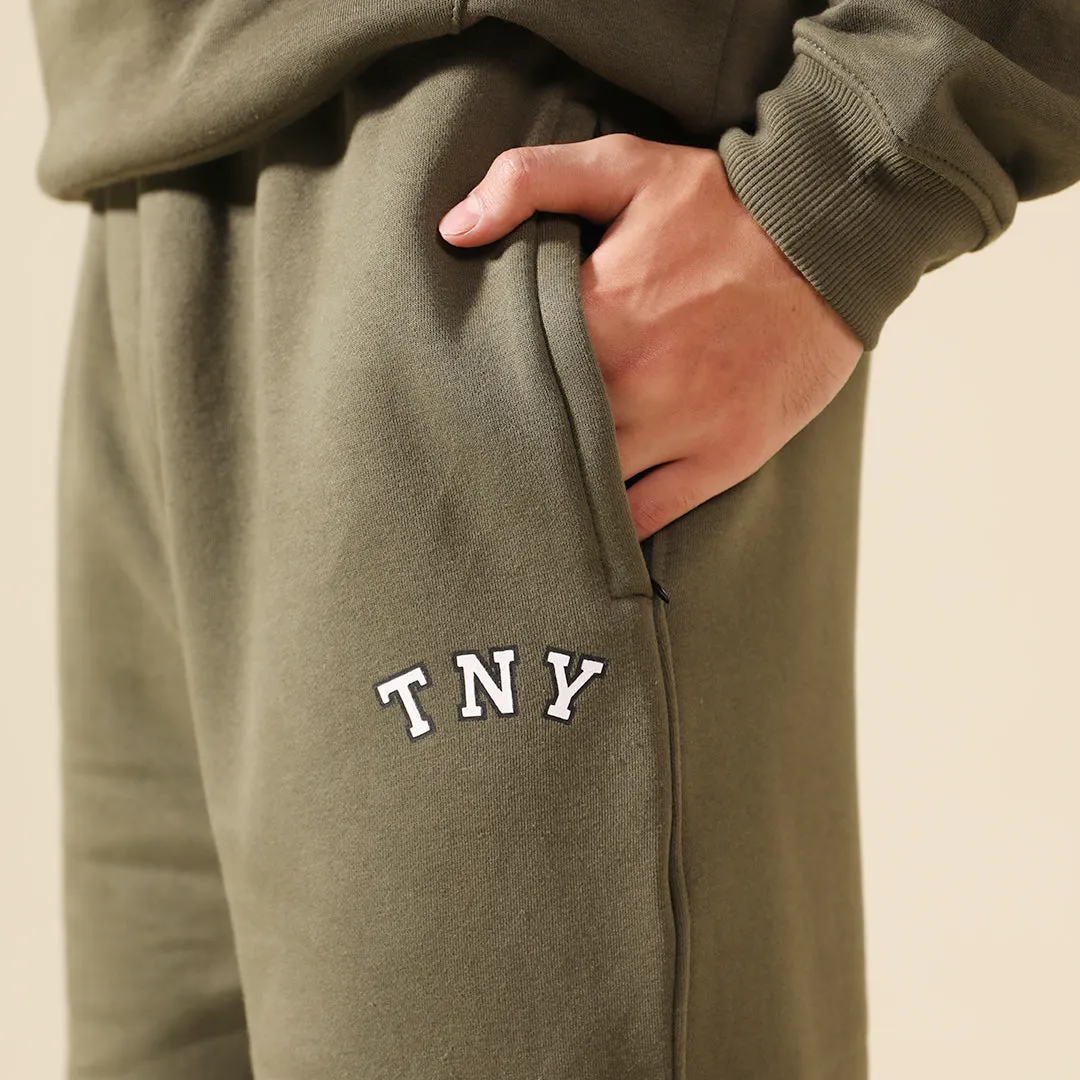 Olive Relax Fit Fleece Trouser