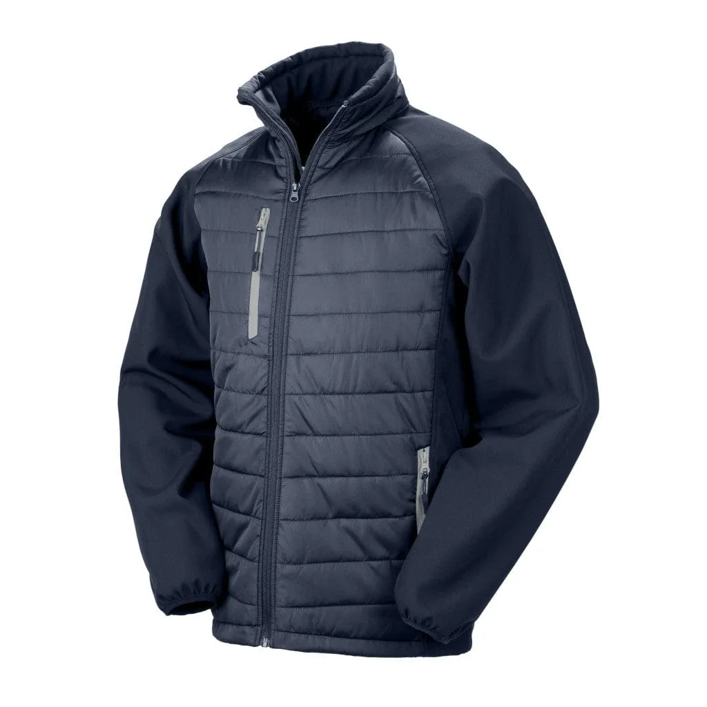 Result Compass Men's Padded Softshell Jacket