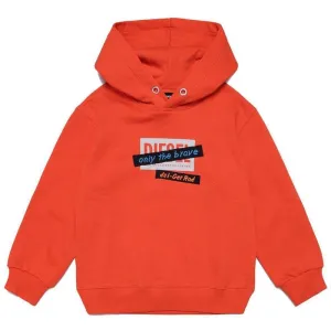 Unisex Orange Sonelget Hoodie